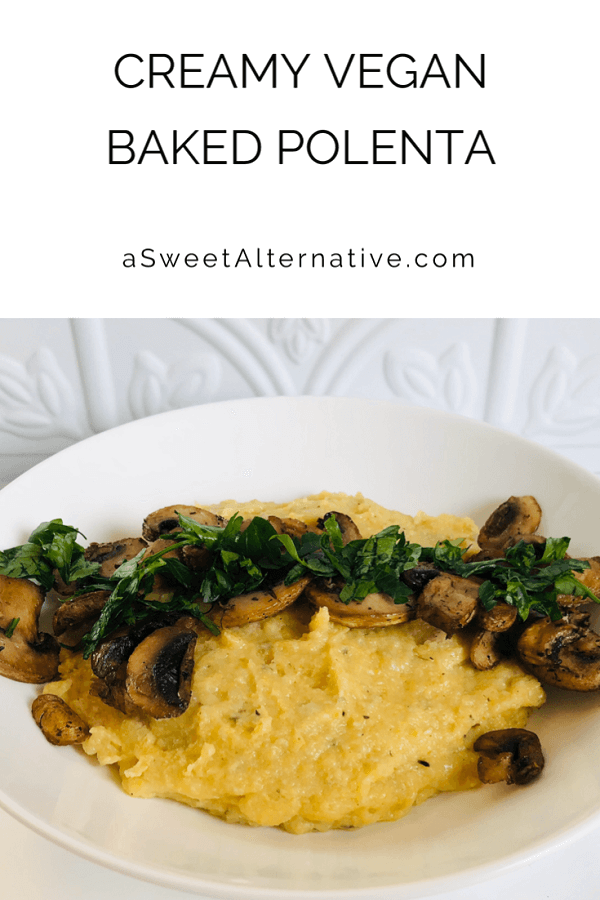 Vegan Baked Polenta - A Sweet Alternative