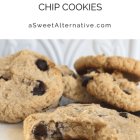 A pile of cookies on a white plate.