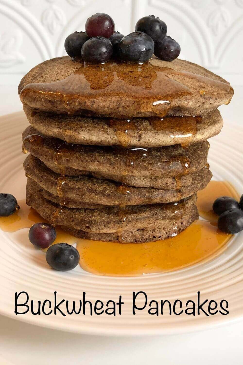 Buckwheat Flour Pancakes (Vegan and Gluten Free) A Sweet Alternative