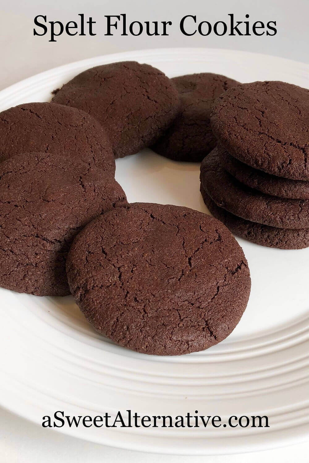 Chewy Chocolate Spelt Flour Cookies with Crispy Edges A Sweet Alternative