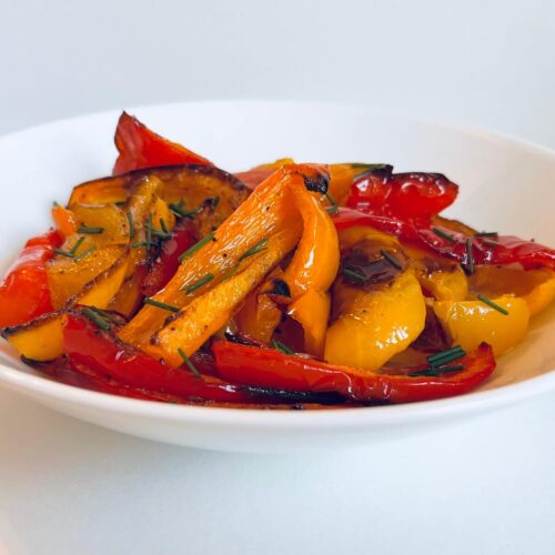 Oven Roasted Bell Peppers Recipe
