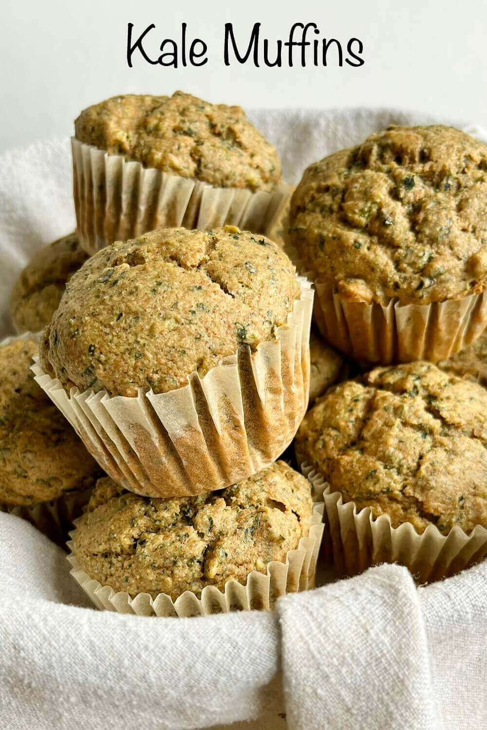 Fluffy Homemade Kale Muffins (Surprisingly Good!) A Sweet Alternative