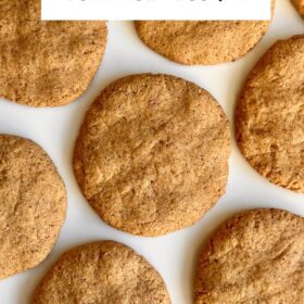 Cornbread cookies on a white platter.