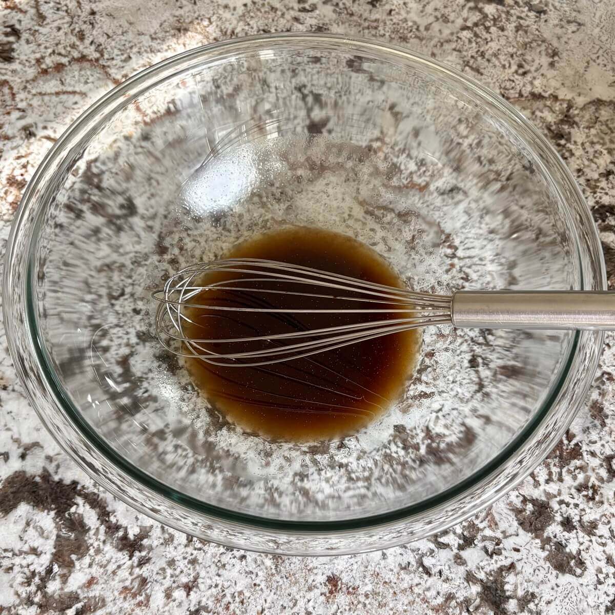 Spices dissolved in melted cocoa butter.