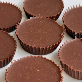 Vegan fat bombs on a plate.